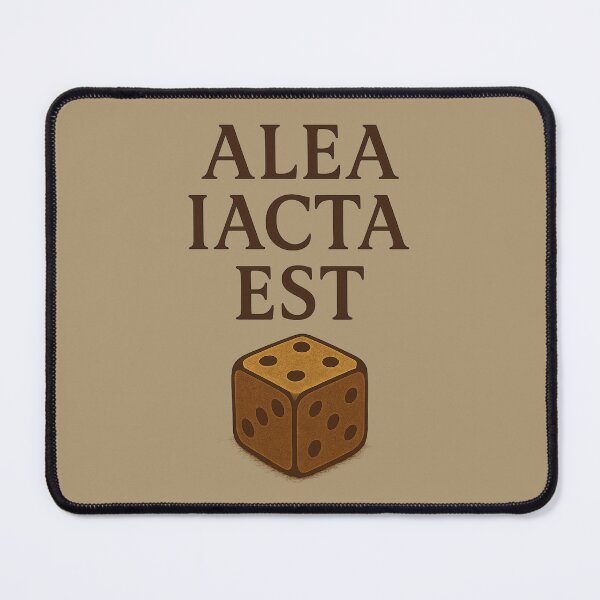 Item preview, Alea Iacta Est Roman Dice Design designed and sold by Retr0Tshirts.