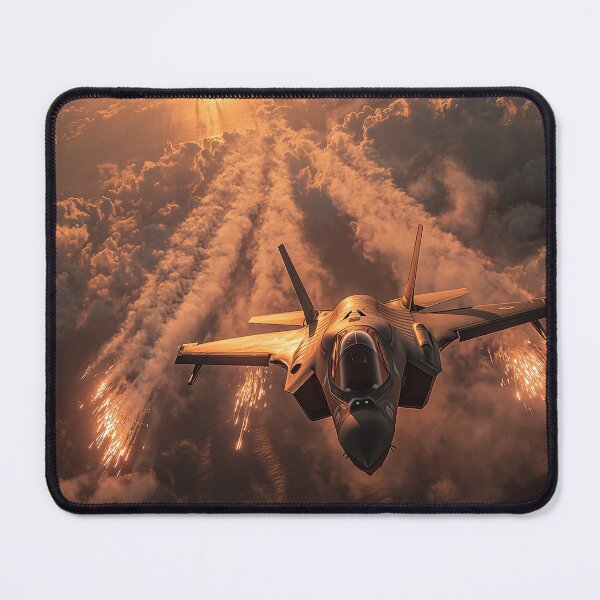 Item preview, Lightning Jet Performing Evasive Actions in Formation designed and sold by Skyframe Aviation.