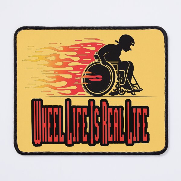 Item preview, Wheel Life Is Real Life – Wheelchair Empowerment Quote designed and sold by Ivy-Triggs.