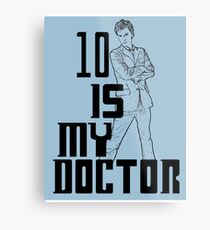 Doctor Who Metal Print