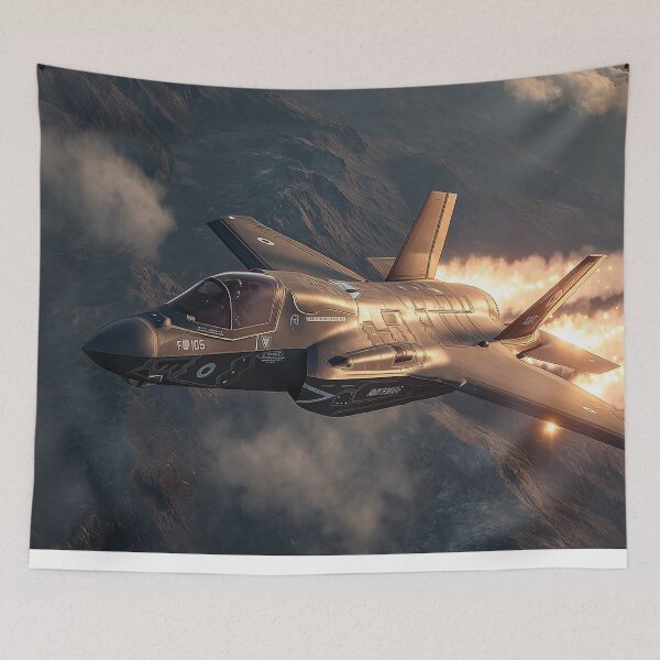 Item preview, Lightning Jet In Defensive Manoeuvre in Low Light designed and sold by Skyframe Aviation.