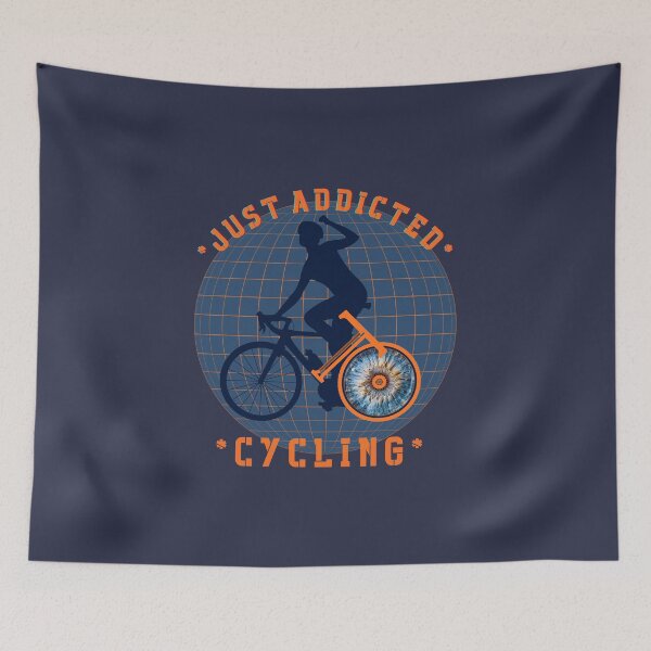 Item preview, Just addicted To Cycling - Gift For Passionate Cyclists designed and sold by RaniaMaay.