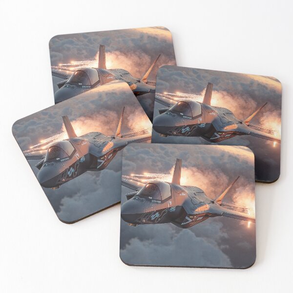 Item preview, Lightning II In Action at Dusk designed and sold by Skyframe Aviation.