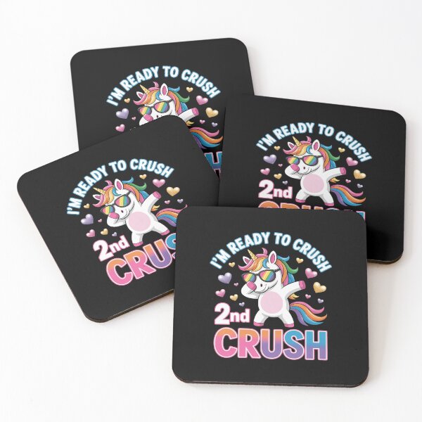 Item preview, I'm Ready To Crush 2nd Grade Unicorn Back To School Girls1  designed and sold by MicanCuteStore.