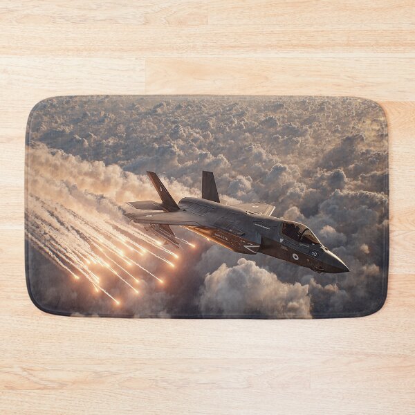 Item preview, Lightning II In Action in Bright Sky designed and sold by Skyframe Aviation.
