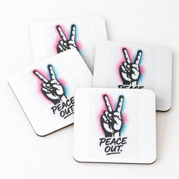 Item preview, Peace Out — Street Art Style designed and sold by Glyph Lab.