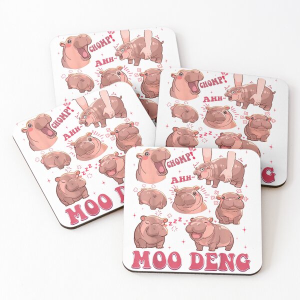 Item preview, Moo Deng Moo Deng Cute Baby Hippo designed and sold by Foryoubroshirt.