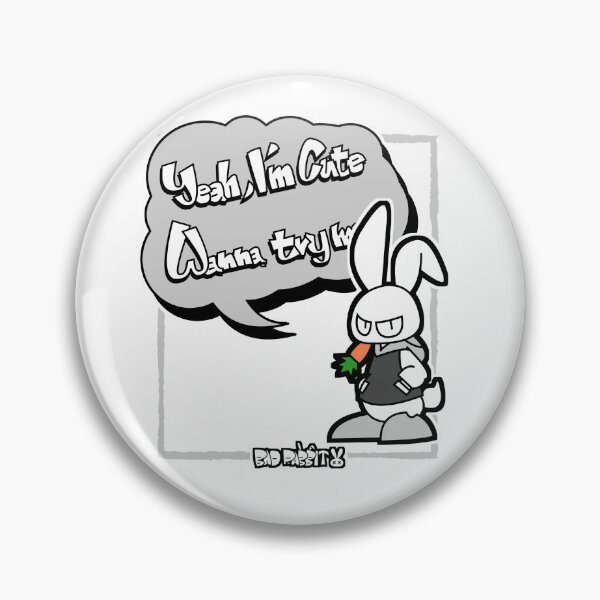 Item preview, BAD RABBIT SERIES – Deadpan Bunny Attitude Tees designed and sold by collectionA.