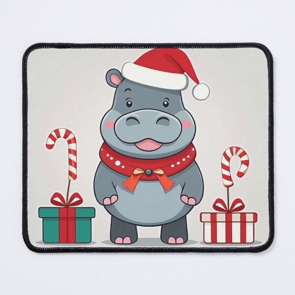 Item preview, Minimal Hippo Claus Design designed and sold by NeatThingLover.