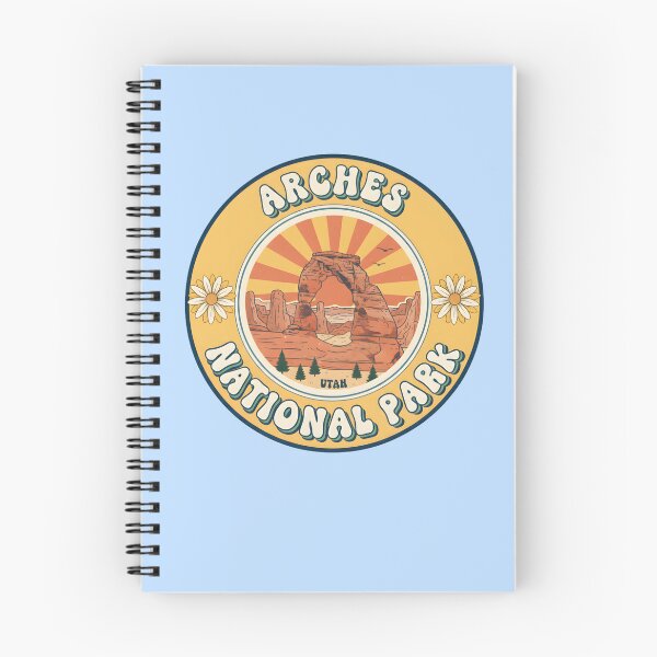 Item preview, Arches National Park Utah Retro Groovy Travel Art  designed and sold by LittleArij.