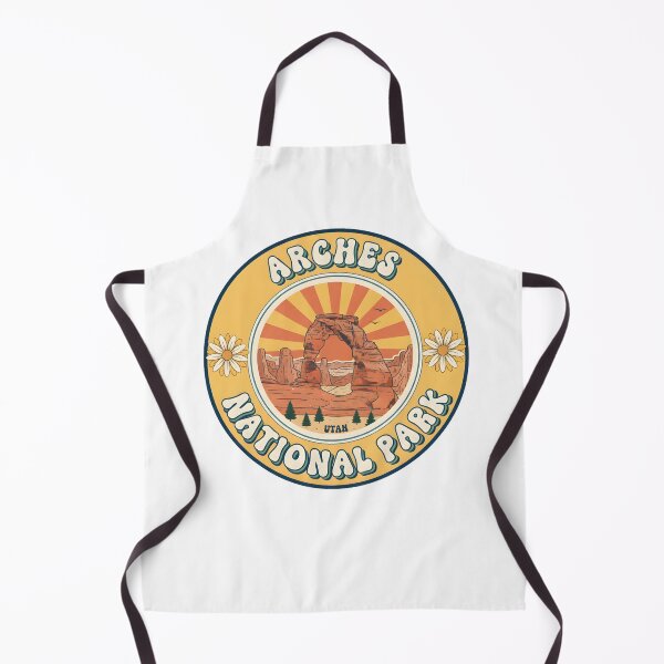 Item preview, Arches National Park Utah Retro Groovy Travel Art designed and sold by LittleArij.