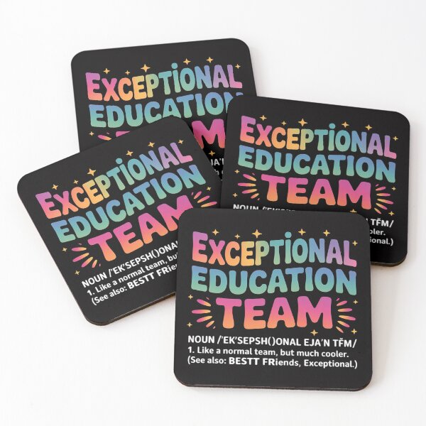 Item preview, Exceptional Education Team SPED ESE Teacher Definition Quote designed and sold by OlafLica.