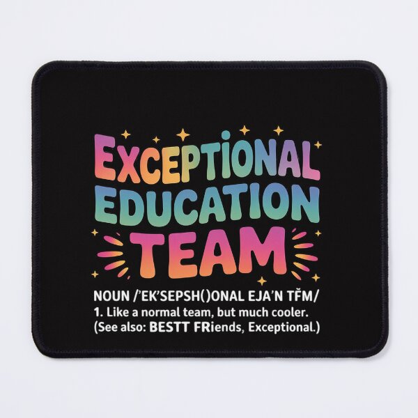 Item preview, Exceptional Education Team SPED ESE Teacher Definition Quote designed and sold by OlafLica.