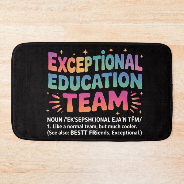 Item preview, Exceptional Education Team SPED ESE Teacher Definition Quote designed and sold by OlafLica.