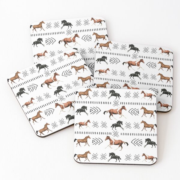 Item preview, Bogolan horses designed and sold by Wolagno.