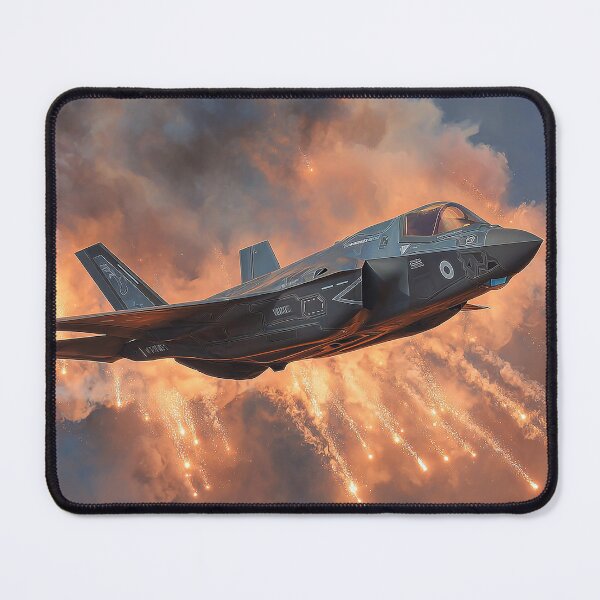 Item preview, RAF Stealth Jet During Training Sortie During Deployment designed and sold by Skyframe Aviation.