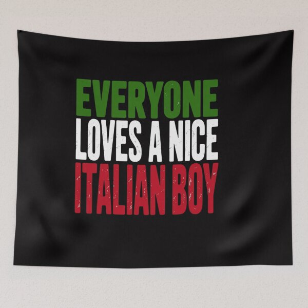 Item preview, Everyone Loves A Nice Italian Boy Italy Flag Gift Idea designed and sold by OlafLica.