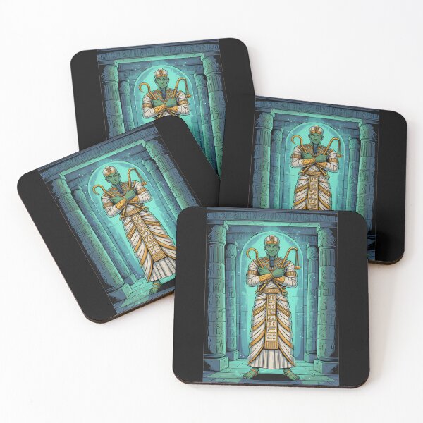 Item preview, Osiris Egyptian God Underworld Afterlife Resurrection designed and sold by NeonPantheon.
