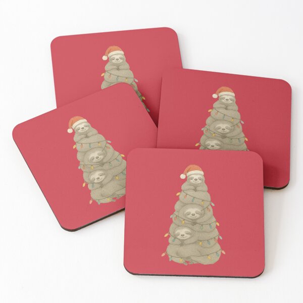 Item preview, Stack of Sloth Christmas Tree designed and sold by MargLandmeter.