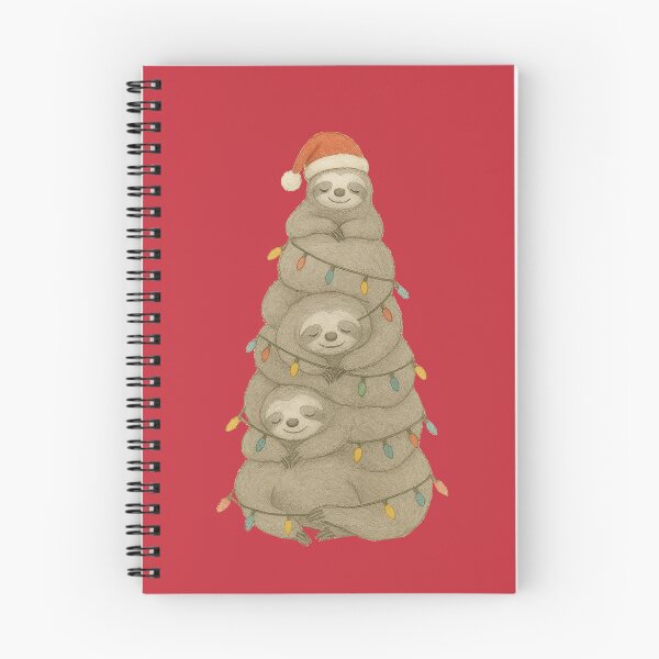 Item preview, Stack of Sloth Christmas Tree designed and sold by MargLandmeter.