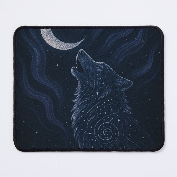 Item preview, Cosmic Howl Wolf – Lunar Night Identity designed and sold by SavannaStrikes.