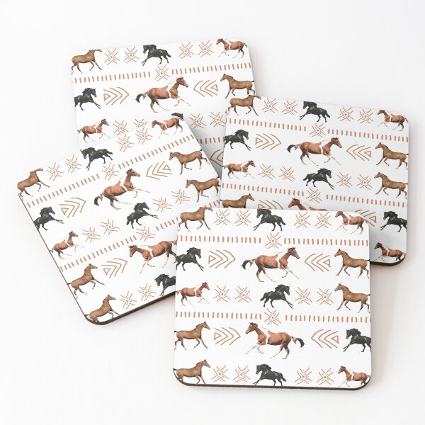Item preview, Bogolan horses designed and sold by Wolagno.