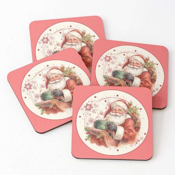 Item preview, Christmas Santa Snowflakes Decorative Sticker designed and sold by colorleafz.