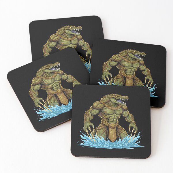 Item preview, Sobek Egyptian God Nile Crocodile Strength Water designed and sold by NeonPantheon.
