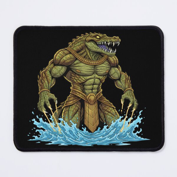 Item preview, Sobek Egyptian God Nile Crocodile Strength Water designed and sold by NeonPantheon.