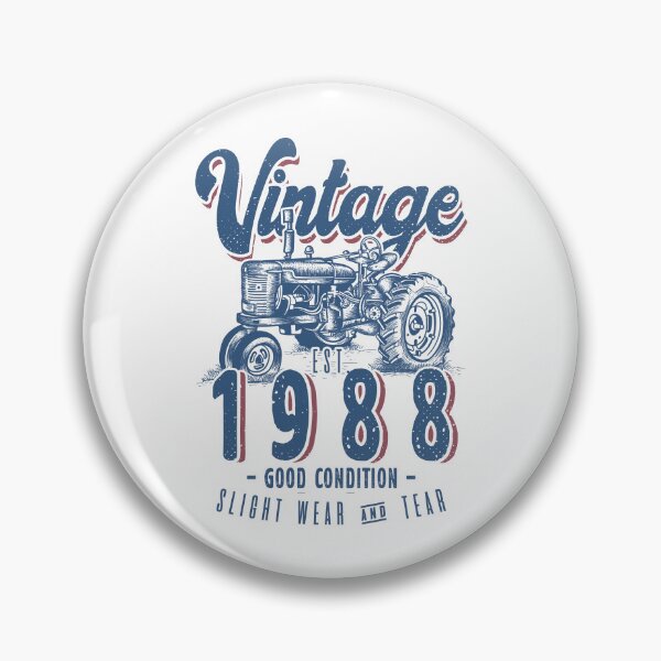 Item preview, Vintage Tractor Farmer Birthday Born In 1988 designed and sold by JRRTs.