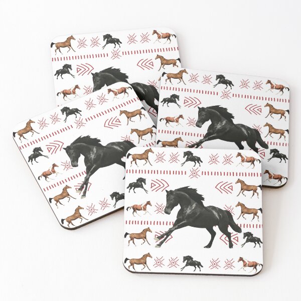 Item preview, Bogolan horses designed and sold by Wolagno.
