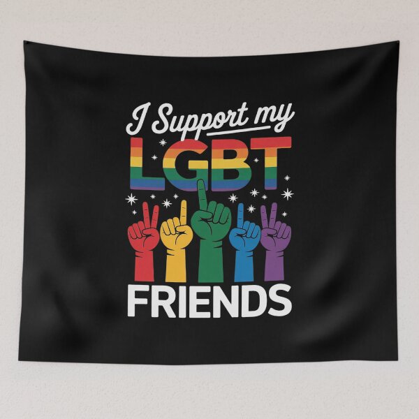 Item preview, LGBT Awareness I Support My LGBT Friends LGBTQ Gay Lesbian  designed and sold by GGrizeldaRivas.