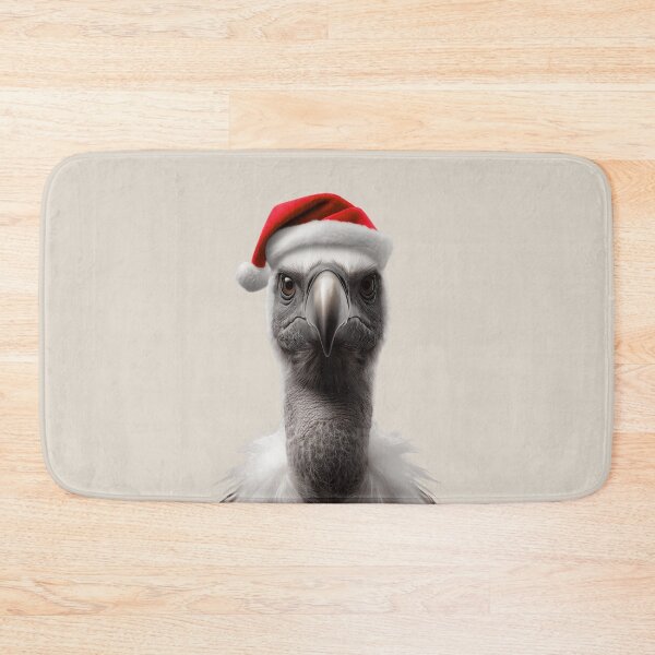Item preview, Christmas Vulture with Santa Hat designed and sold by LazyOwlStore.