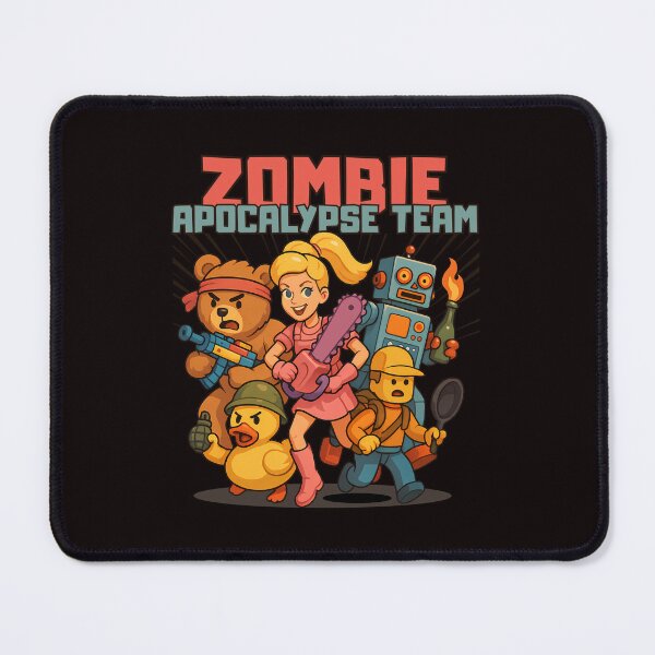 Item preview, Zombie Apocalypse Team - Funny Cartoon Survival Squad designed and sold by IdentityinInk.