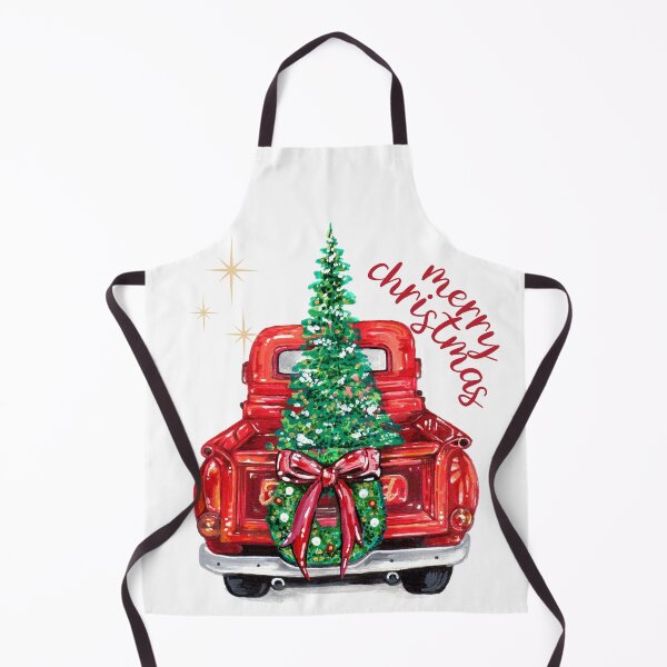 Item preview, Christmas red truck designed and sold by rebel_with_lipstick.