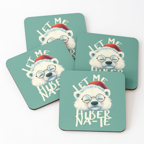 Item preview, "Let Me Hibernate" Funny Sleepy Polar Bear Christmas designed and sold by SolaoLab.