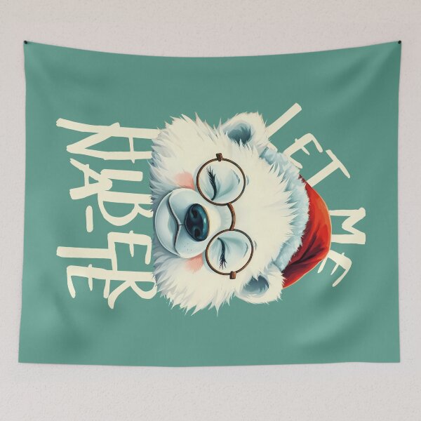 Item preview, "Let Me Hibernate" Funny Sleepy Polar Bear Christmas designed and sold by SolaoLab.