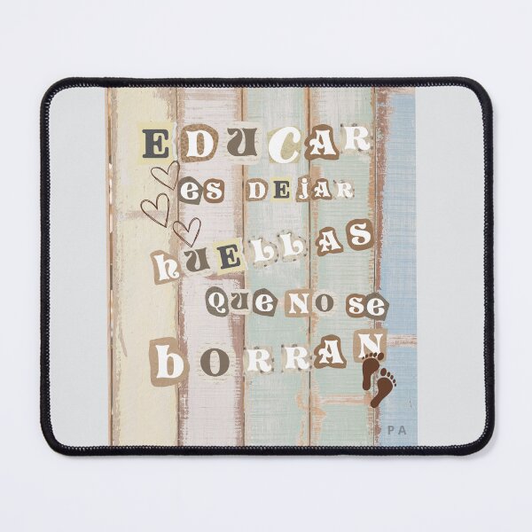 Item preview, Educar es dejar huellas que no se borran. | Diseño inspirador para docentes designed and sold by bridgestrokes.