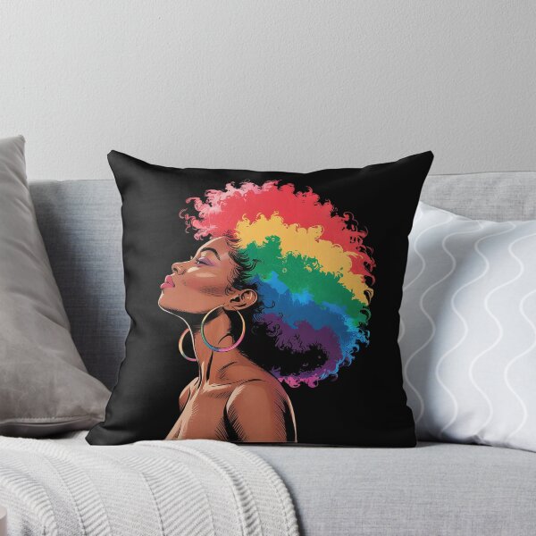 Item preview, LGBTQ Black Afro Women Lesbian Gay Pride  designed and sold by GGrizeldaRivas.