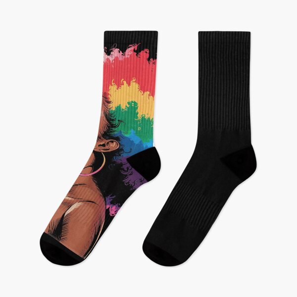 Item preview, LGBTQ Black Afro Women Lesbian Gay Pride  designed and sold by GGrizeldaRivas.