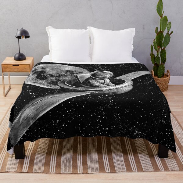 Item preview, True Moon Love – Cat in the spaceship designed and sold by Clarissa Schwarz.