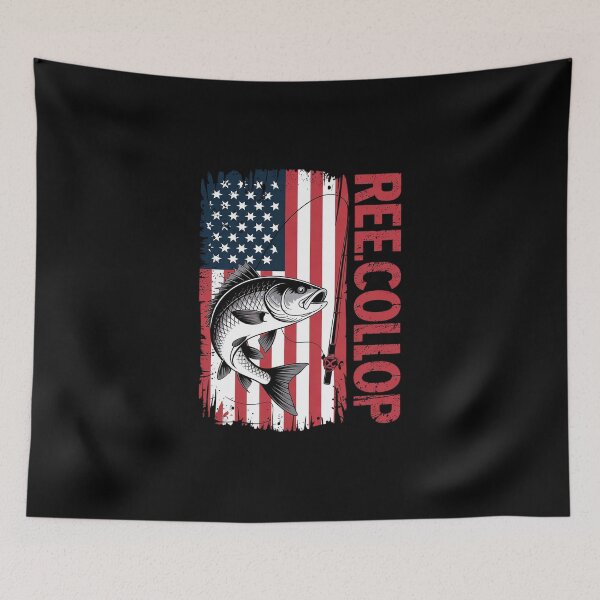 Artikelvorschau, Herren-Angelrolle Cool Pop Angelrolle Amerikanische Flagge Opa entworfen und verkauft von MicanCuteStore.