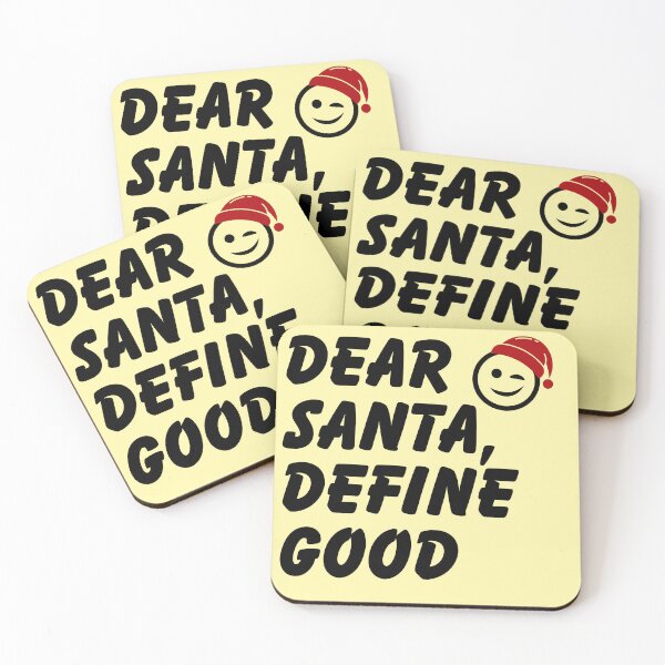 Item preview, Dear Santa Define Good – Funny Christmas Quote Design designed and sold by PrintandJoy.