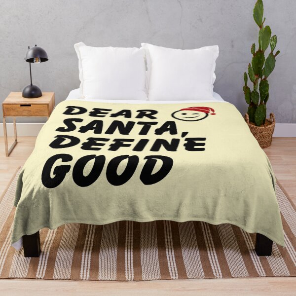 Item preview, Dear Santa Define Good – Funny Christmas Quote Design designed and sold by PrintandJoy.