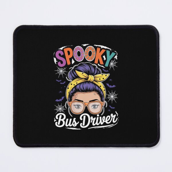 Item preview, Messy Bun Halloween Costume One Spooky Bus Driver  designed and sold by MicanCuteStore.