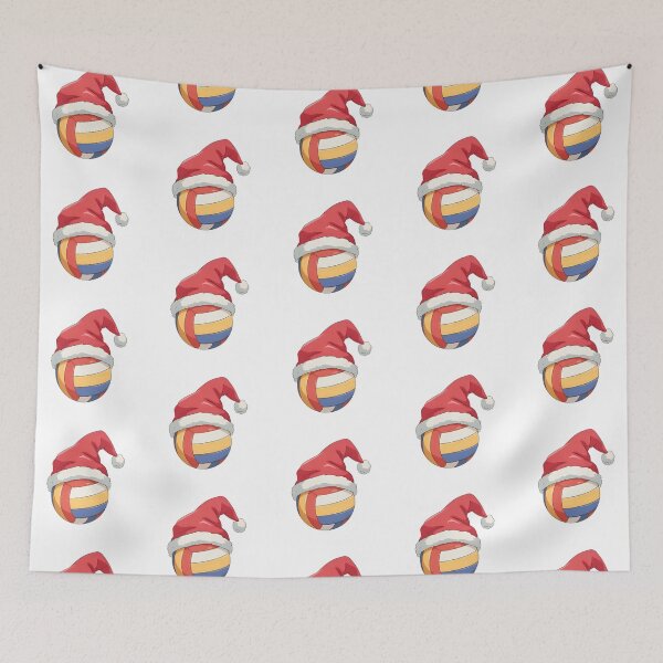 Item preview, Volleyball Ball with Santa Hat designed and sold by OneLook.