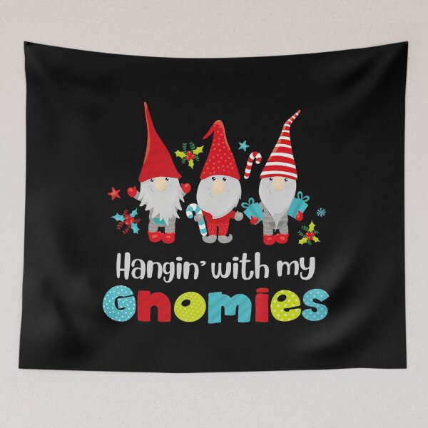 Item preview, Quote With Hangin Holiday Gnomies Happy Vintage Funny My designed and sold by Rackaam777Art.