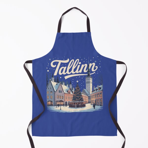 Item preview, Tallinn Estonia Winter Wonderland Christmas Market Art designed and sold by Timeless Design.