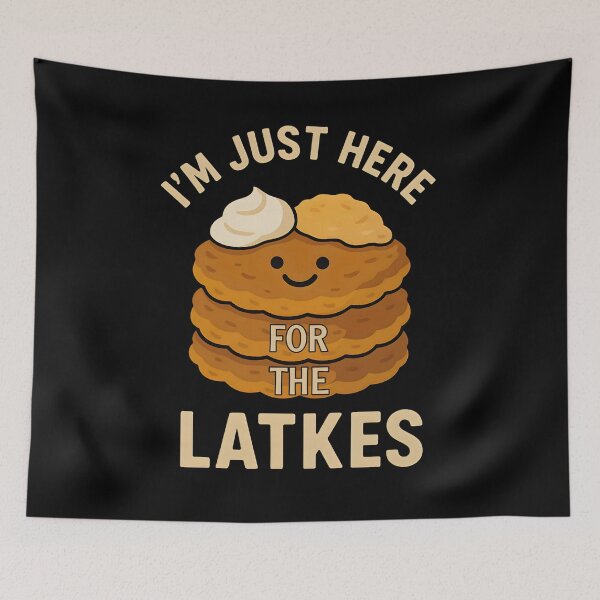 Item preview, I’m Just Here for the Latkes – Funny Hanukkah Food Lover designed and sold by SidTastic .
