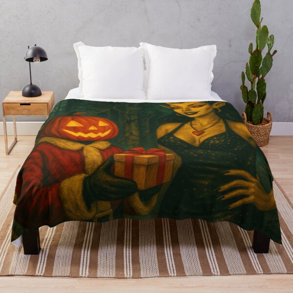 Item preview, Headless Horseman Christmas: Gothic Demon Romance Holiday Fantasy Art Illustration designed and sold by TheHorsemanRidesAgain.